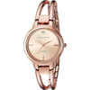 Anne Klein Women's Genuine Diamond Dial Bangle Watch - Rose Gold