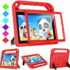 BMOUO Kids Case for Fire HD 10 Tablet (13th/11th Generation, 2023/2021) with Screen Protector, Shockproof Case for Amazon Fire HD 10 Tablet - Blue - BO-Red