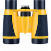 Compact Binoculars for Kids Bird Watching Hiking Camping Fishing Accessories Gear Essentials Best Toy Gifts for Boys Girls Children Toddler Waterproof 5X30 Optical Lens Including Compass - Yellow