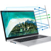 F FORITO 2-Pack 15.6 Inch Anti Blue Light Laptop Screen Protector, Eye Protection Anti Glare Matte Computer Screen Cover for 15.6" Laptop with 16:9 Aspect Ratio, Reduce Eye Strain and Touch Sensitive - Transparent