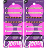Goody Stay Tight Hair Barrettes, 4 Ct, Mock Tort, SlideProof Flat Clips, Comfortable & Versatile Styling Accessories for Women, Men, Boys & Girls, Clips for All Hair Types - Neutral/Pattern