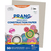 Prang (Formerly SunWorks) Construction Paper, Black, 9" x 12", 50 Sheets - Gray