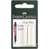 Faber-Castell SPARE ERASER FOR GRIP PLUS MECHANICAL PENCIL - Pack of 3 Grip Plus