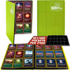 9 Pocket Trading Card Binder- Holofoil Pink Album w Side Loading Pockets, AntiTheft Anti-Drop- TCG Collector Storage Organizer for 360 Cards-Compatible with Pokémon, Yu-Gi-Oh!, MTG Magic The Gathering - Holofoil Yellow