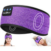 MUSICOZY Sleep Headphones Headband, Wireless Earbuds Earphones Sweat Resistant with Ultra-Thin HD Stereo Speaker, Bluetooth 5.4 for Workout Running Cool Gadgets Unique Gifts - Lavender Purple