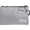 Vaultz Money Bag with Lock - 5 x 8 Inches, Men & Women's Locking Accessories Pouch for Cash, Bank Deposits, Wallet, Medicine, Phone and Credit Cards - Gray - Gray