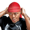 Red by Kiss Bow Wow Extreme Shine Silky Durag - Breathable, Long Tail Doo Rag for Maximum Wave Compression and Smooth Wide Straps (Black) - Red
