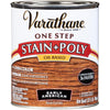 Varathane 225250H Oil-Based One Step Stain + Poly, Quart, Dark Walnut - Early American