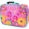 Bentology Lunch Box for Kids- Insulated, Waterproof, Durable Tote Bag Lunchbox fits Bento Boxes, Containers, Jars, Bottles- Keeps Food Hotter or Colder Longer- Back To School Reusable Sleeve For Girls - Watercolor Flowers
