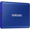 SAMSUNG T7 Portable SSD, 2TB External Solid State Drive, Speeds Up to 1,050MB/s, USB 3.2 Gen 2, Reliable Storage for Gaming, Students, Professionals, MU-PC2T0T/AM, Gray - Blue
