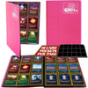 9 Pocket Trading Card Binder- Holofoil Pink Album w Side Loading Pockets, AntiTheft Anti-Drop- TCG Collector Storage Organizer for 360 Cards-Compatible with Pokémon, Yu-Gi-Oh!, MTG Magic The Gathering - Holofoil Pink
