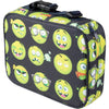 Bentology Lunch Box for Boys- Kids Insulated, Durable Lunchbox Tote Bag Fits Bento Boxes, Containers Jars & Water Bottles- Reusable School Lunch Sleeve Keeps Food Hotter or Colder Longer- Emoji - Emoji