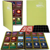 9 Pocket Trading Card Binder- Holofoil Pink Album w Side Loading Pockets, AntiTheft Anti-Drop- TCG Collector Storage Organizer for 360 Cards-Compatible with Pokémon, Yu-Gi-Oh!, MTG Magic The Gathering - Matte Lime