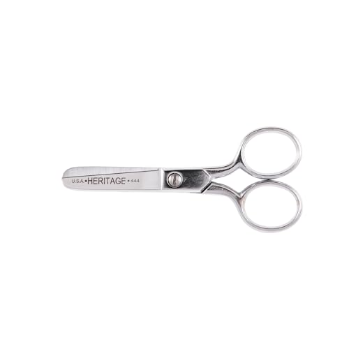 Buy now Klein Tools 444HC Scissors, Safety Scissors for Cutting Thread, Yarn, and More, 4-Inch at indiglob india