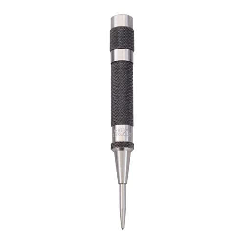 Buy now Starrett Steel Automatic Center Punch with Adjustable Stroke - 5" Length, 9/16" Punch Diameter, Lightweight, Knurled Steel Handle - 18A at indiglob india