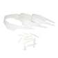 Buy now Slick Collar Shirt Collar Support System set with 3 adjustable, 10 premium Collar Stays & a Durable tin Travel EDC Box in White at indiglob india