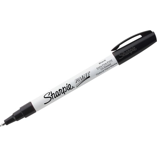 Buy now Sharpie Paint Oil-Based Marker, Extra Fine Tip, Black Ink (1874990) at indiglob india