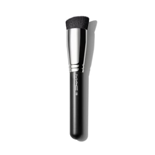Buy now MAC 196 Slanted Flat Top Foundation Brush at indiglob india