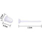 100Pairs Clear Silicone Earring Posts and Backs Kits Invisible Earrings Ear Sticks Earrings Piercing Retainers DIY Supplies for Ear Spacers Piercing Jewelry - My Store
