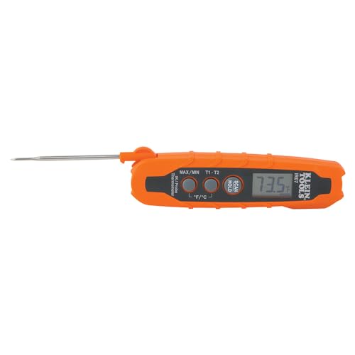 Buy now Klein Tools IR07 Dual Infrared (IR) and Probe Pocket Size LCD Digital Thermometer at indiglob india
