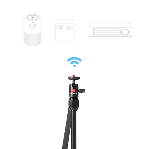 Buy now Nebula Adjustable Tripod Stand, Compact, Portable Projector Stand, Includes Universal Mount and Swivel Ball Head - Aluminum Alloy Tripod Stand, for Capsule 3, Capsule 3 Laser, Capsule Air at indiglob india