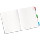 Avery Margin Ultra Tabs, 2.5" x 1", 2-Side Writable, Assorted Colors, 24 Repositionable Page Tabs (74768)