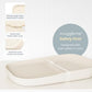Buy now Snuggle Me?? Baby Changing Pad - Soft PU Foam Diaper Changing Pad for Dresser, Scandi-Inspired with Wooden Base in Light Oak Finish, Wipe-Clean Surface & Safety Strap (27.6" ?? 18.9" ?? 3.9") at indiglob india