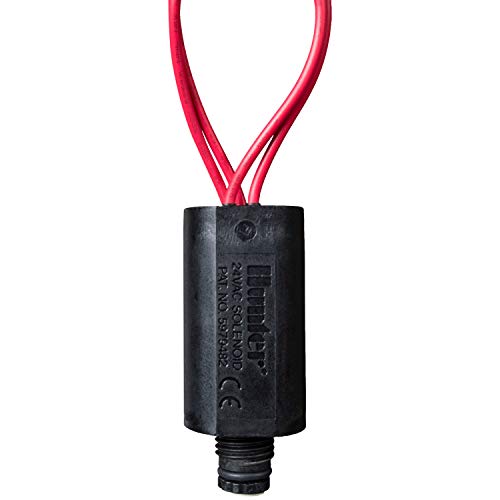 Buy now Hunter AC-Solenoid Replacement, 24V Sprinkler Valve Solenoid for Hunter Irrigation Valves, Heavy Duty Encapsulated Design, Captive Plunger, Pre-Stripped Wires at indiglob india