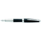 Cross ATX Sandblasted Refillable Fountain Pen, Medium Nib, Includes Premium Gift Box - Onyx Black
