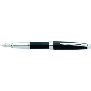 Cross ATX Sandblasted Refillable Fountain Pen, Medium Nib, Includes Premium Gift Box - Onyx Black
