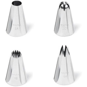 Wilton Cupcake Decorating Set, Piping Bags And Tips Set Steel Icing Tips With Plastic Decorating Bags, Piping Tips Set Icing Bags And Tips Set, 12-Piece