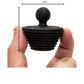 Buy now StopShroom Tub 2 Pack Universal Stopper for Bathtub and Bathroom Sink Drains, Black Plug 2pk, 2 Count at indiglob india