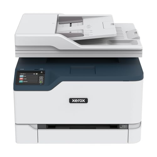Buy now Xerox C235dni Wireless Printer - 24ppm Color Laser All in One Multifunction Printer with Automatic 2-Sided Printing, Home, Office or Small Business Use - Copy/Print/Scan/Fax - Color Touchscreen at indiglob india