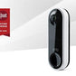 Buy now Arlo Essential Wired Video Doorbell - HD Video, 180 degrees View, Night Vision, 2 Way Audio, Direct to Wi-Fi No Hub Needed, Wired, White (Renewed) at indiglob india