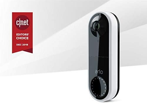 Buy now Arlo Essential Wired Video Doorbell - HD Video, 180 degrees View, Night Vision, 2 Way Audio, Direct to Wi-Fi No Hub Needed, Wired, White (Renewed) at indiglob india
