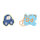 Buy now Melissa & Doug Alphabet Wooden Lacing Cards With Double-Sided Panels and Matching Laces at indiglob india