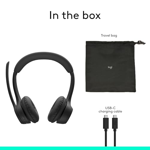 Buy now Logitech Zone 305 for Business, Wireless Bluetooth Headset with Microphone, Native Bluetooth, for Microsoft Teams, Compatible with Windows, Mac, Chrome, Linux, iOS, iPadOS, Android at indiglob india