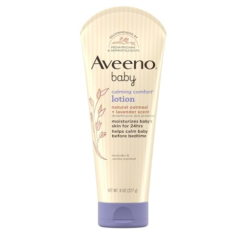 Buy now AVEENO Baby Lavender & Vanilla Calming Comfort Lotion 8 oz ( Pack of 2) at indiglob india