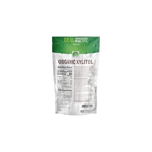 Buy now NOW Foods, Organic Xylitol, Pure with No Added Ingredients, Keto-Friendly, Low Glycemic Impact, Low Calorie, 1-Pound at indiglob india