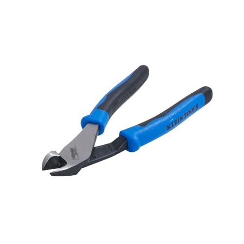 Buy now Klein Tools J2000-48 Pliers, Made in USA, Diagonal Cutting Pliers with Angled Head, Heavy-Duty to Cut ACSR, Screws, Nails, and most Hardened Wire, 8-Inch at indiglob india