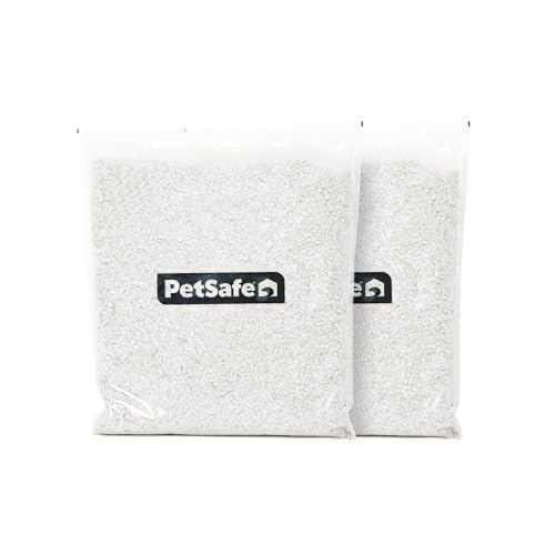 Buy now PetSafe ScoopFree Premium Natural Cat Litter - Eco-Friendly Long-Lasting Litter - High Absorbency & Low-Tracking Design - Non-Clumping Pebbles - 4.2 lb Bag - 2 Pack at indiglob india