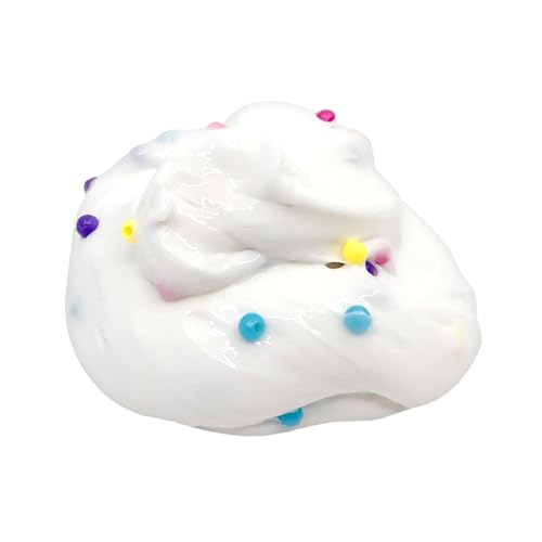 Buy now Cra-Z-Slimy Cake Batter Slime – 24 oz Extra Large Scented White Slime with Colorful Sprinkle Beads – Stretchy, Gooey, Mix-in Texture Fun at indiglob india