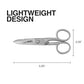 Buy now Klein Tools 2100-9 Stainless Steel Electrician Scissors, Made in USA, 5.25-Inch Free-Fall Handle Snips, Stripping Notches, Non-Slip Serrated Blade at indiglob india