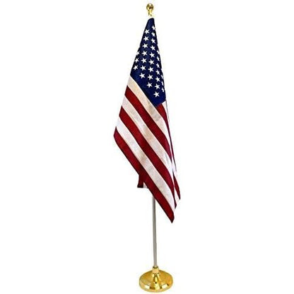 FlagsImp 8 Foot Aluminum Silver Pole with (Ball)