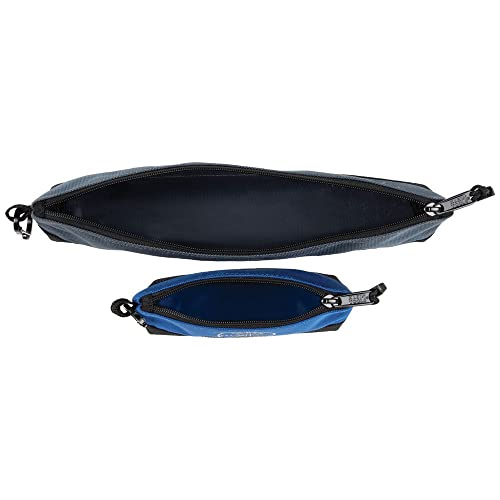 Buy now Klein Tools 55559 Stand-Up Zipper Bag Tool Pouch with Carabiners, 7-Inch Blue and 14-Inch Gray Utility Bags with Reinforced Bottom, 2-Pack at indiglob india