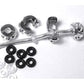 Buy now Yeshan Antique Silver Clip Lock Bead Charms with Rubber Stopper O-Rings at indiglob india