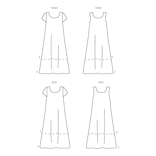 Buy now New Look U06352A Misses' Dress Sewing Pattern Packet, Code 6352, Sizes 8-10-12-14-16-18 at indiglob india
