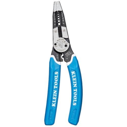 Buy now Klein Tools K12065CR Wire Stripper / Cutter / Crimper Tool, Made in USA, for Cutting, Stripping, Crimping, Twisting (8-18 AWG solid, 10-20 AWG stranded) at indiglob india
