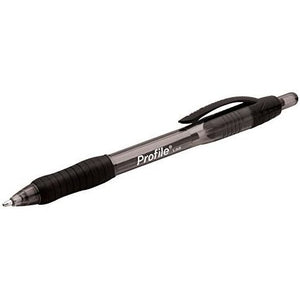Paper Mate Profile Retractable Ballpoint Pens, 1.4mm, Bold Point, 6-Count (Black)