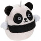 Squishville by Original Squishmallows Black and White Squad Plush - Six 2-Inch Squishmallows Plush Including Tajo, Kayce, Bambalina, Landi, Nathaniel, and Basma - Toys for Kids